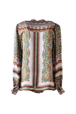 Hale Bob Royal Button Down Blouse in Pink - Arielle Clothing