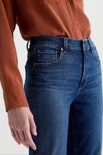 AG Jeans Brinley Mid Rise Straight Leg Jeans in Poetic - Arielle Clothing