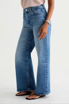 AG Jeans Saige Wide Leg Crop Jean in Helios - Arielle Clothing