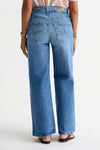 AG Jeans Saige Wide Leg Crop Jean in Helios - Arielle Clothing