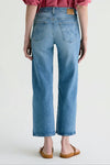AG Jeans Saige Wide Leg Crop Jean in Helios - Arielle Clothing