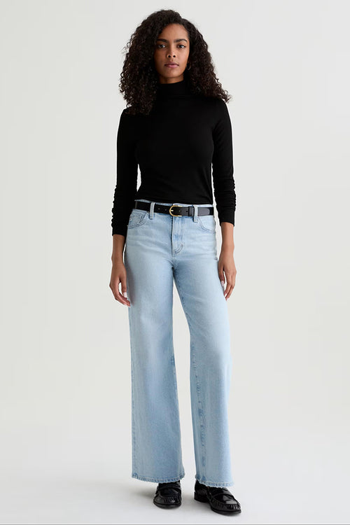 AG Jeans Saige Wide Leg Jean in Florina - Arielle Clothing