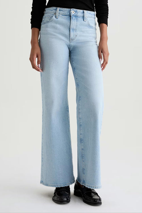 AG Jeans Saige Wide Leg Jean in Florina - Arielle Clothing