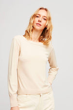 Aldo Martins Aurillac Sweater in Cream - Arielle Clothing
