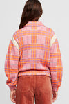 Aldo Martins Niza Bomber Jacket in Coral - Arielle Clothing