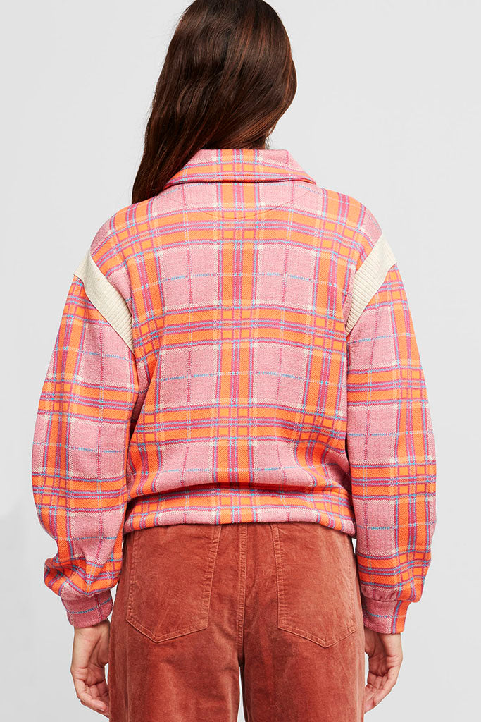 Aldo Martins Niza Bomber Jacket in Coral - Arielle Clothing