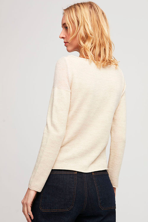 Aldo Martins Ruan Sweater in Ecru - Arielle Clothing