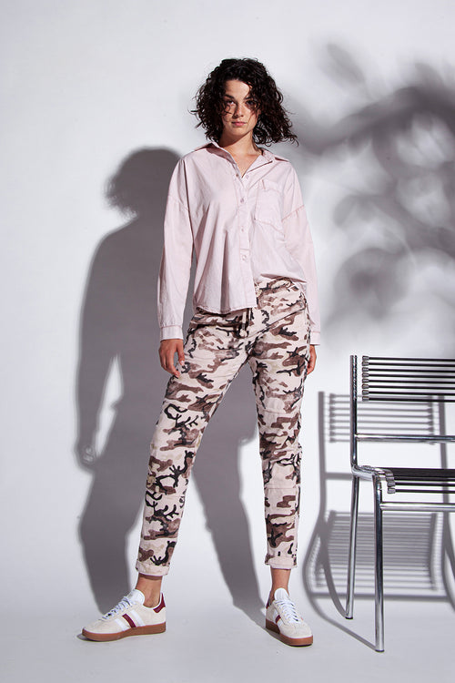 Funky Staff Hanni Blouse in Sepia Rose - Arielle Clothing