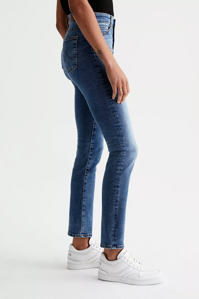 AG Jeans Mari High Rise Slim Straight in 15 Years Shoreline - Arielle Clothing