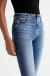 AG Jeans Mari High Rise Slim Straight in 15 Years Shoreline - Arielle Clothing