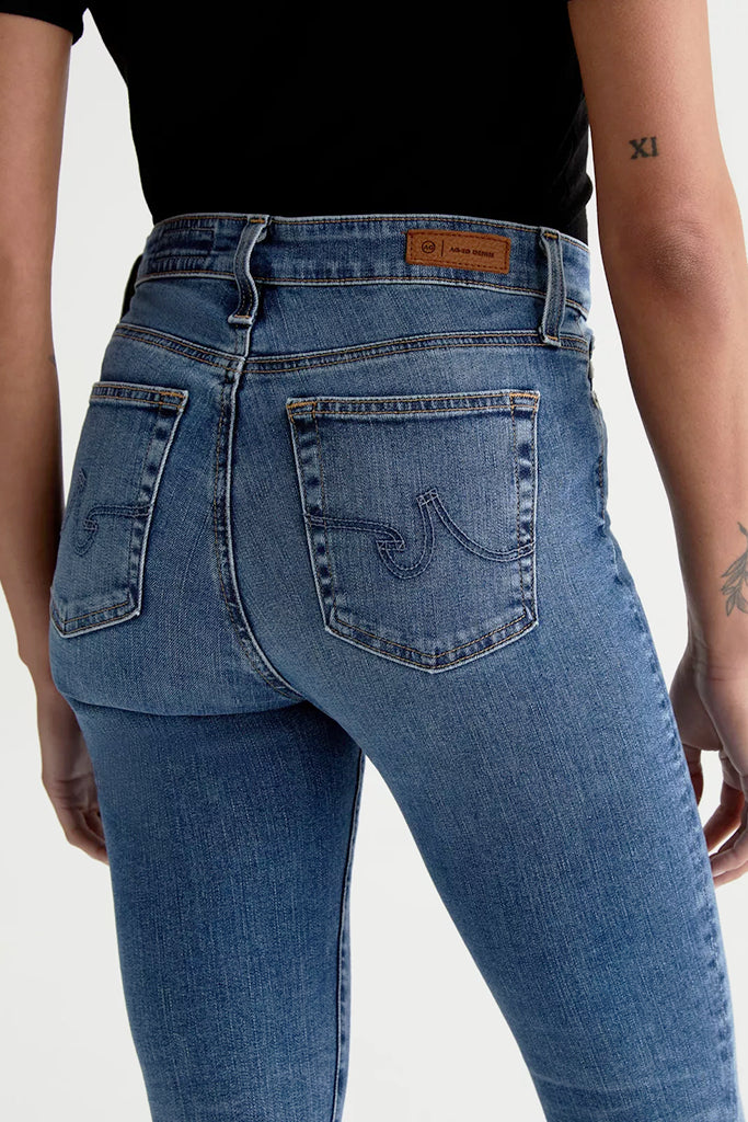 AG Jeans Mari High Rise Slim Straight in 15 Years Shoreline - Arielle Clothing