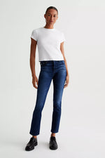 AG Jeans Mari High Rise Slim Straight in 5 Years Blue Essence - Arielle Clothing