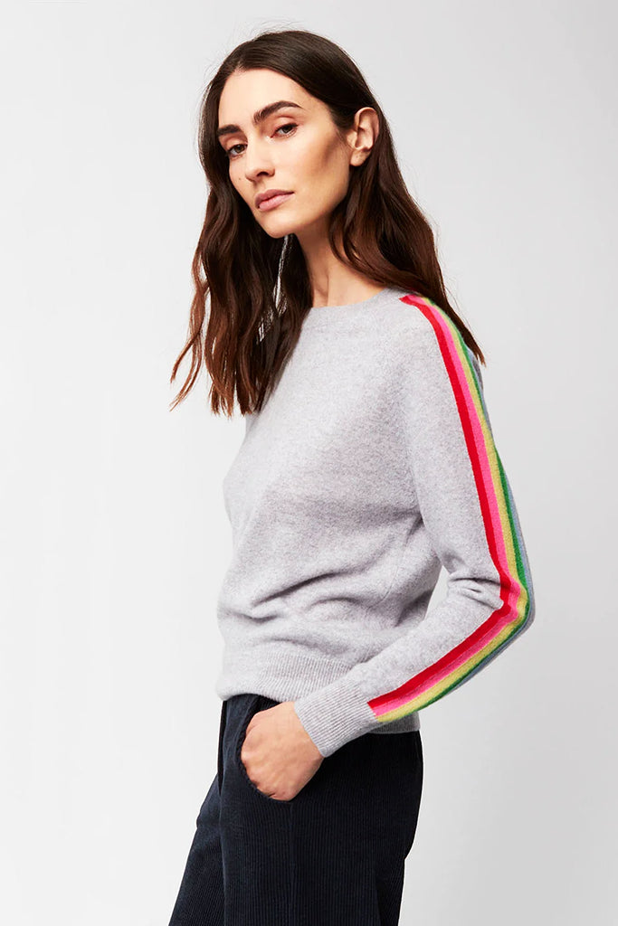 Aldo Martins Aracar Cashmere Sweater in Pearl - Arielle Clothing