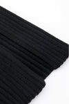 Aleger Cashmere Knit Pencil Skirt in Black - Arielle Clothing