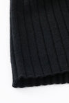 Aleger Cashmere Knit Pencil Skirt in Black - Arielle Clothing