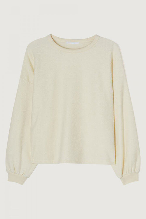 American Vintage Bobypark Sweatshirt in Ecru - Arielle Clothing