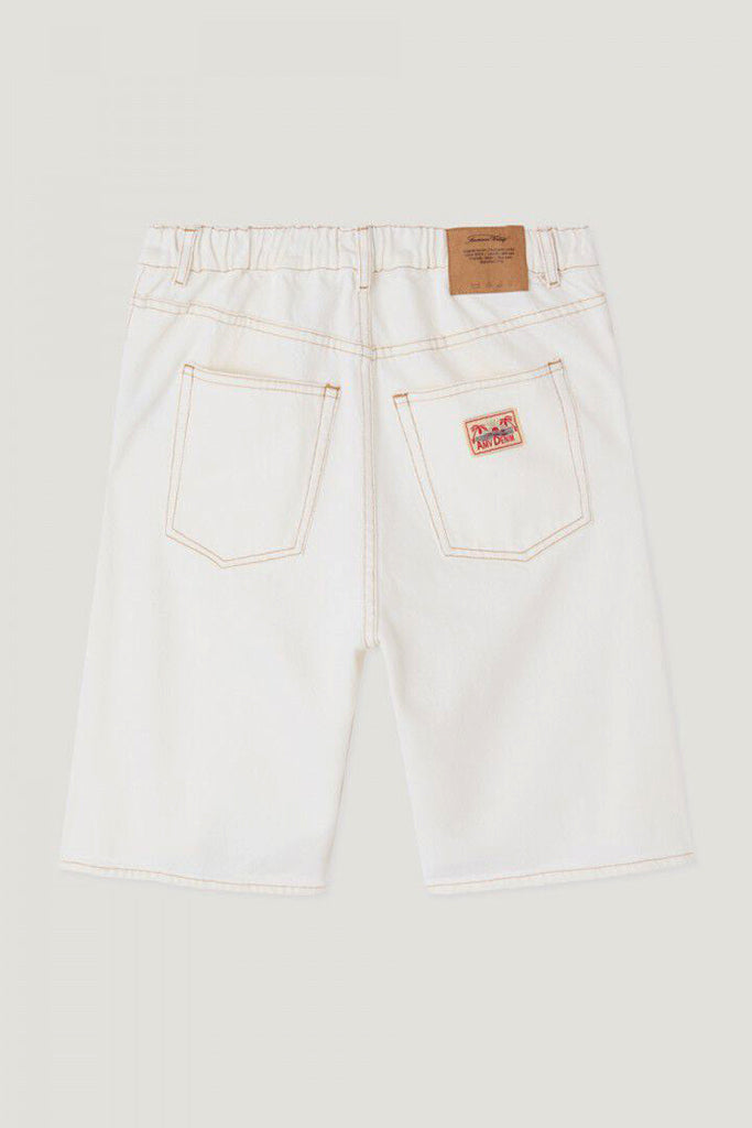 American Vintage Jozastreet Shorts in Off White - Arielle Clothing
