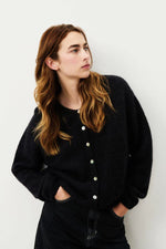 American Vintage Vitow Cardigan in Black - Arielle Clothing