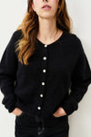 American Vintage Vitow Cardigan in Black - Arielle Clothing