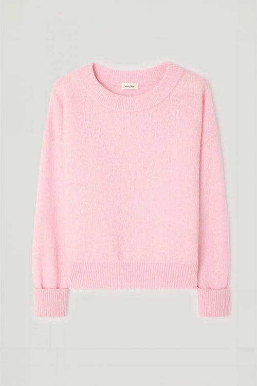 American Vintage Vitow Sweater in Sugared Almond Melange - Arielle Clothing