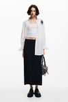 Desigual Xining Pleated Skirt in Black - Arielle Clothing