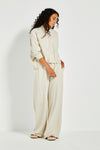 Verge Downtown Zip Jacket in Cashew - Arielle Clothing