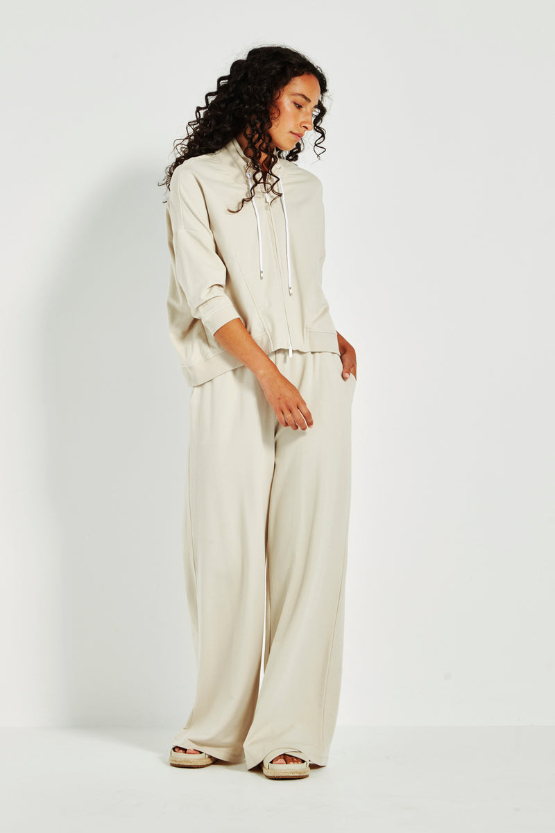 Verge Downtown Zip Jacket in Cashew - Arielle Clothing
