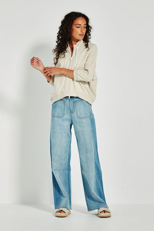 Verge Downtown Zip Jacket in Cashew - Arielle Clothing
