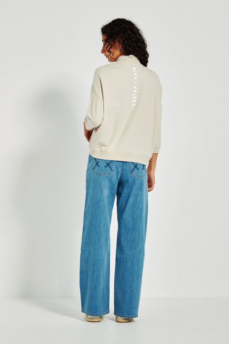 Verge Downtown Zip Jacket in Cashew - Arielle Clothing