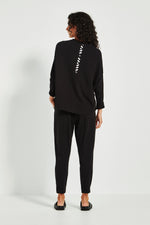 Verge Civic Pants in Black - Arielle Clothing