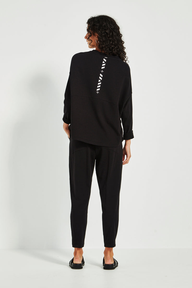 Verge Civic Pants in Black - Arielle Clothing