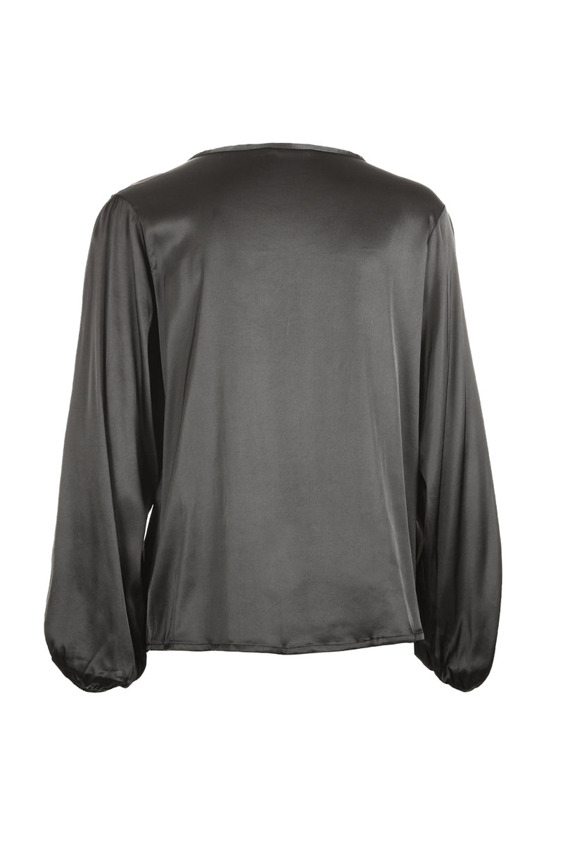 Funky Staff Paris Blouse in Black - Arielle Clothing