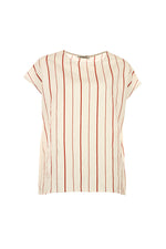 Funky Staff Como Stripes Blouse in Natural - Arielle Clothing