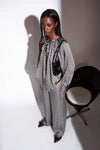 Funky Staff Zoe Trousers in Triangles Print - Arielle Clothing