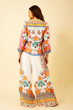 Hale Bob Kayla Linen Top in Pink - Arielle Clothing