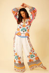 Hale Bob Kayla Linen Top in Pink - Arielle Clothing