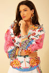 Hale Bob Kayla Linen Top in Pink - Arielle Clothing