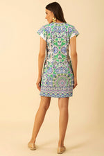Hale Bob Cadence Jersey Dress in Green - Arielle Clothing