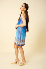 Hale Bob Liliana Dress in Blue - Arielle Clothing