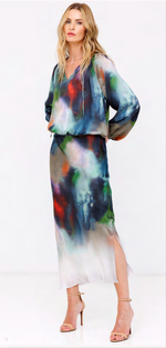 Go Either Way Top in Drape Painting