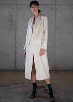 Ibelle Long Gilet in Cream
