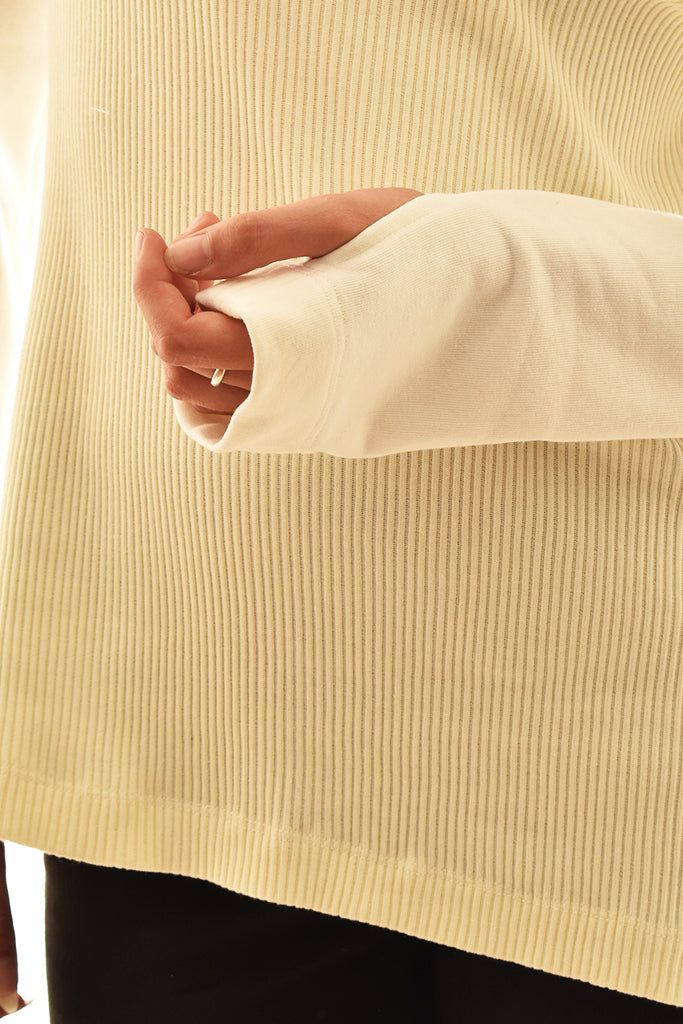 Lotus Eaters Tessie Knit Top in Ecru - Arielle Clothing