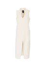 Lotus Eaters Ibelle Long Gilet in Cream - Arielle Clothing