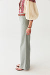 Maison Hotel Edna Heritage Pants in Dark Aqua - Arielle Clothing