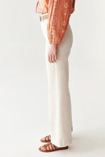 Maison Hotel Edna Heritage Pants in Ecru - Arielle Clothing