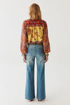 Maison Hotel Leandra Blouse in Patchwork - Arielle Clothing