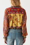 Maison Hotel Leandra Blouse in Patchwork - Arielle Clothing