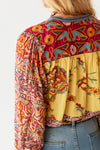 Maison Hotel Leandra Blouse in Patchwork - Arielle Clothing