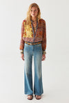 Maison Hotel Leandra Blouse in Patchwork - Arielle Clothing