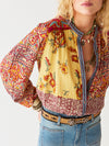Maison Hotel Leandra Blouse in Patchwork - Arielle Clothing